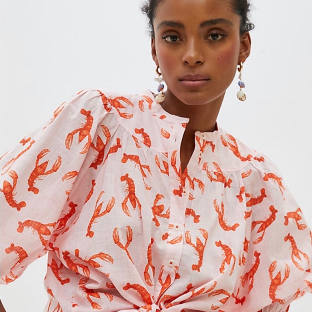 Anthropologie X Maeve Lobster Top